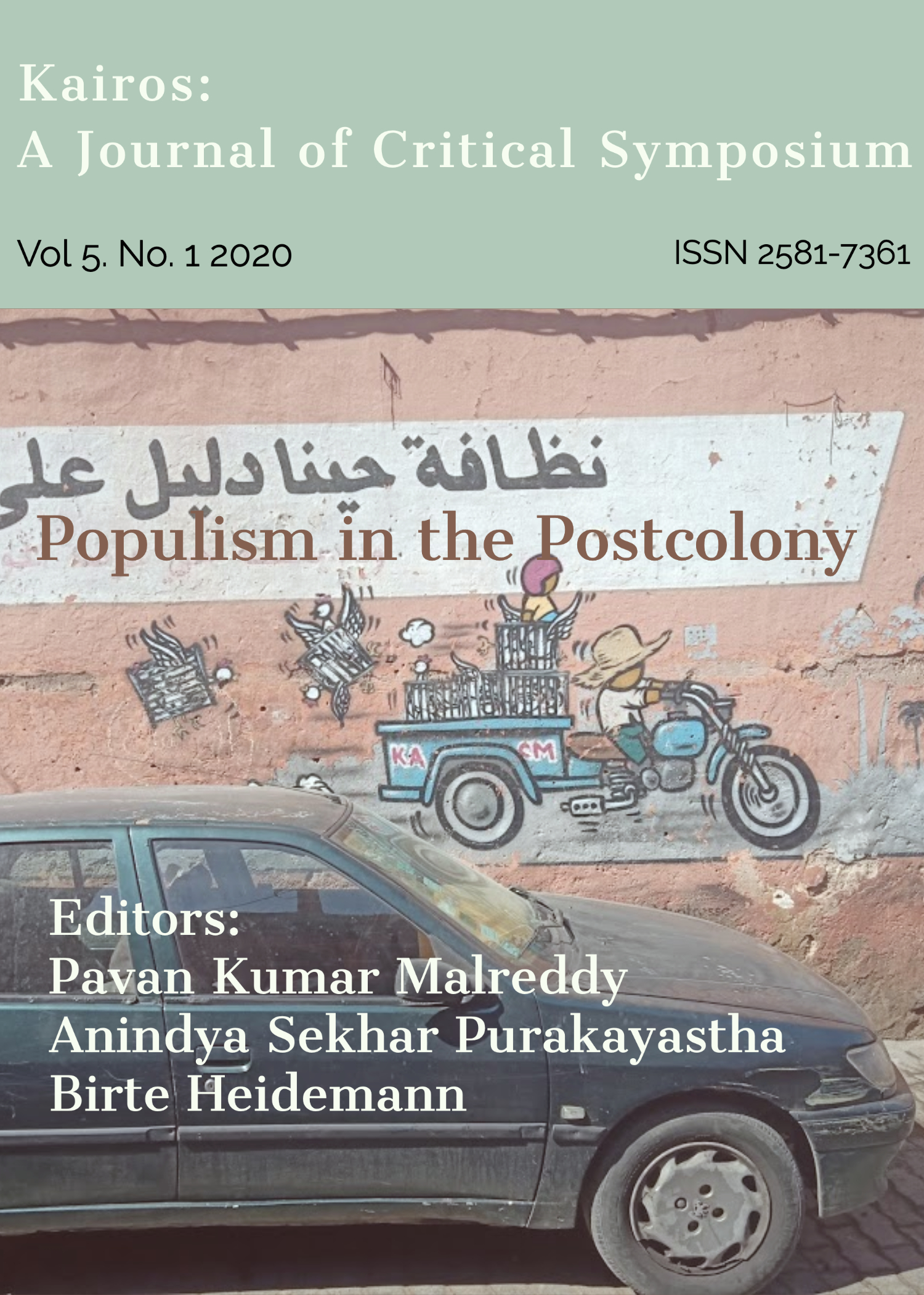 					View Vol. 5 No. 1 (2020): Special Issue: Populism in the Postcolony. Texts, Contexts and Media
				
